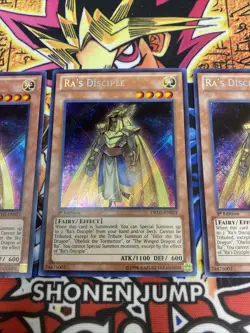 Yugioh - Ra's Disciple DRLG-EN024 1st Edition SECRET NM X3 - PLAYSET - Image 4