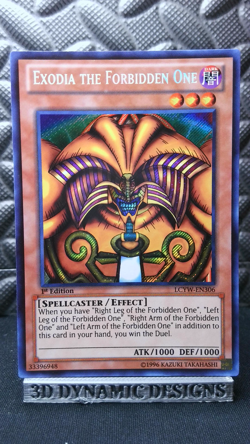 | Yugioh Exodia the Forbidden One LCYW-EN306 1st Secret Rare NM 🔥 | - Image 1