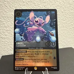 Angel - Experiment 624 Disney Lorcana FOIL Winterspell 191/204 Legendary Foil - Image 1