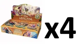 CASE of Disney Lorcana TCG Wilds Unknown Booster Box x4 - Image 1