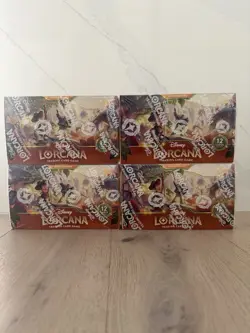 CASE of Disney Lorcana TCG Wilds Unknown Booster Box x4 - Image 3