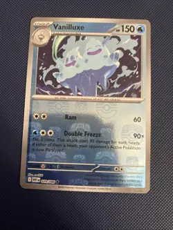 Vanilluxe Master Ball Pattern White Flare Holo Card 029/086 SV English - Image 1