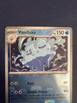 Vanilluxe Master Ball Pattern White Flare Holo Card 029/086 SV English - Image 3