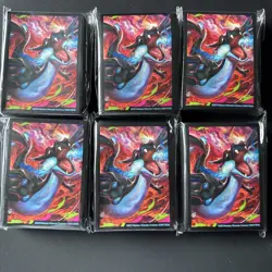 Pokemon TCG Phantasmal Flames ETB Card Sleeves Charizard Sealed x6 - Image 1