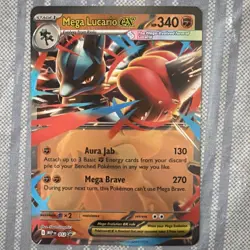 Mega Lucario ex 012 Promo Jumbo Cards Holo NM - Image 1