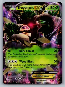 Trevenant EX XY - Primal Clash #19/160 Ultra Rare,Holo Pokemon Card - Image 1
