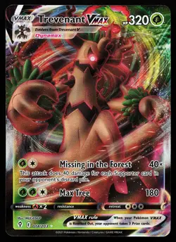 Trevenant VMAX 014/203 Holo Evolving Skies Pokemon Card - Image 1