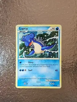 Pokemon TCG Lapras HGSS14 Holo Black Star Promo Card Heart Gold Soul Silver - Image 1