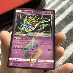 Giratina PRISM STAR Pokemon TCG Holo Card 58/156 SM Ultra Prism - LP/NM - Image 1