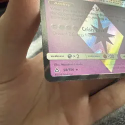Giratina PRISM STAR Pokemon TCG Holo Card 58/156 SM Ultra Prism - LP/NM - Image 4