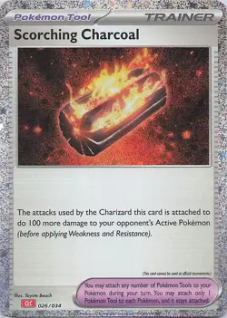 Scorching Charcoal Classic Collection Trading Card Game Classic 026/034 NM - Image 1