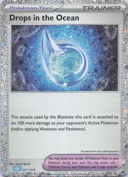 Drops in the Ocean Classic Collection Trading Card Game Classic 021/034 NM - Image 1