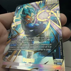 Vegeta FB10-039 Alternate Art Cross Force Dragon Ball English Card Fusion World - Image 3