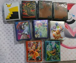 9 Count TCG SEALED CARD SLEEVES MULTIPLE SETS 65 CT. - Image 1