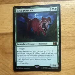 Magic: The Gathering Devil Dinosaur Marvel Super Heroes Rare Green EN 0719 - Image 1