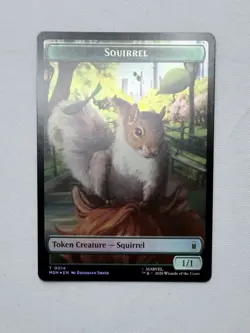 Galactus 0008 & Squirrel 0014 - MTG MSH - NM - Token - IN HAND - Image 2