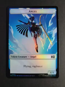 Angel / Elephant (Foil) Token MTG Marvel Super Heroes - Image 1
