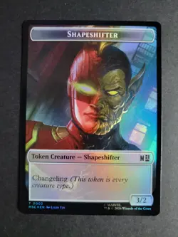 Shapeshifter / Ape Villain (Foil) Token MTG Marvel Super Heroes - Image 1