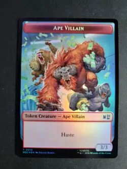 Shapeshifter / Ape Villain (Foil) Token MTG Marvel Super Heroes - Image 2