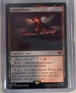Wizards of the Coast Mount Doom LOTR 0258 Mythic English Regular (2023) - NM - Image 1