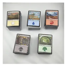 Magic The Gathering Basic Lands Lot of 500 - 100 of Each NM/LP - Image 1