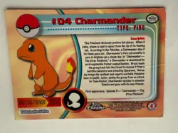 Pokemon Card - Charmander #04 - Topps Chrome - Image 2