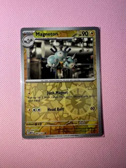 Pokemon TCG Magneton Scarlet & Violet 151 Card 082/165 Reverse Holo Uncommon - Image 1