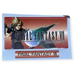 Sony PlayStation 1 PS1 Final Fantasy VII 7 Vintage VTG Memory Card Sticker - Image 1
