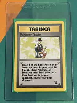 Pokemon Card - Pokemon Trader - Unlimited - Rare (106/130) Base Set 2 NM - Image 1