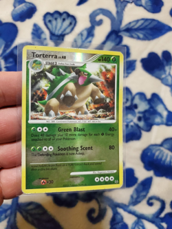 HEAVY PLAYED Torterra 39/127 Reverse Holo Platinum Pokemon Card - Image 1