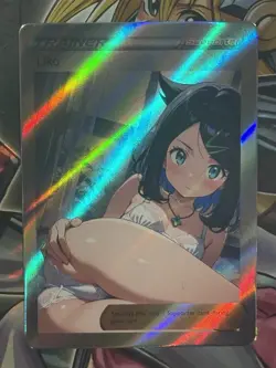 Pokemon Liko Anime Waifu Custom DIY Trainer Art Sexy Pokemon card - Image 2