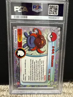 2000 Topps Chrome Pokemon TV #44 Gloom PSA 7 NM Trading Card - Image 2