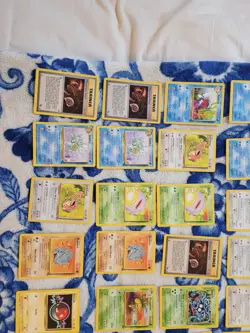 LP/NM Pokemon Wotc 60 Card Vintage Lot Base Fossil Jungle - Image 2