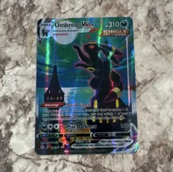 Umbreon VMAX Evolving Skies Single Strike Full Art Ultra Rare Holo Pokemon Card - Image 1