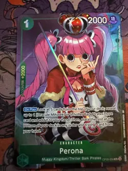 Perona (Illustration Box Vol.4) OP09-034 One Piece Promotion Cards One Piece NM - Image 1