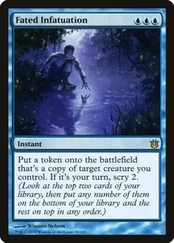 Fated Infatuation Born of the Gods MTG LP card - Image 1