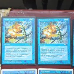 Wizards of the Coast Magic: The Gathering Mirage 21 Card Lot Blue Arcane Denial - Image 2