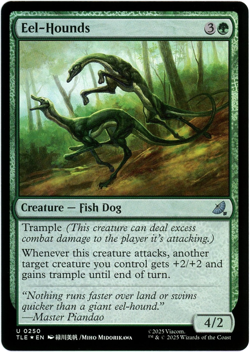 Eel-Hounds (Foil) 0250 Avatar: The Last Airbender: Eternal-Legal TLE - MTG NM/M - Image 1