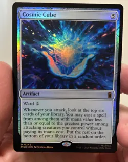 Cosmic Cube Foil 245 Marvel Super Heroes Magic the Gathering - Image 1