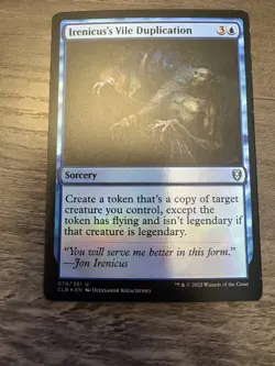 Magic the Gathering MTG Irenicus' s Vile Duplication FOIL Near Mint - Image 2