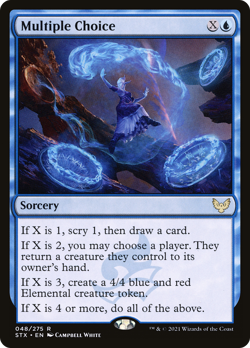 x1 Multiple Choice STX MTG 48/275 RARE M/NM 1x - Image 1
