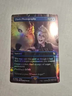 Flash Photography (Borderless) Commander: Final Fantasy Foil - Image 1