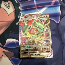 Pokemon TCG Rayquaza VMAX - 111/203 Evolving Skies Rapid Strike Rare Holo Nm - Image 1