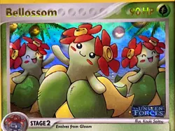 Pokemon Card - Bellossom - Reverse Holo - Rare (3/115) ex Unseen Forces *DMG* - Image 2