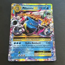 M Blastoise EX 22/108 Evolutions Ultra Rare 220 Mega Holo Pokemon Card - Image 1