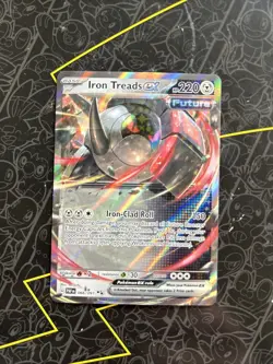Iron Treads ex 066/091 Paldean Fates Double Rare Pokemon TCG - Image 1