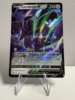 Pokemon TCG Corviknight V Ultra Rare Holo 109/163 Battle Styles - Image 1