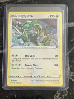 Rayquaza SWSH029 black star promo Sea and sky 2020 Pokemon TCG - Image 1