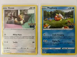 Eevee & Magikarp 2022 Pokemon Go 021/078 & 054/068 - Image 1