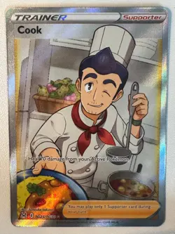 Pokemon Lost Origin: Trainer Gallery Full Art Cook TG25/TG30 - Near Mint (NM) - Image 1